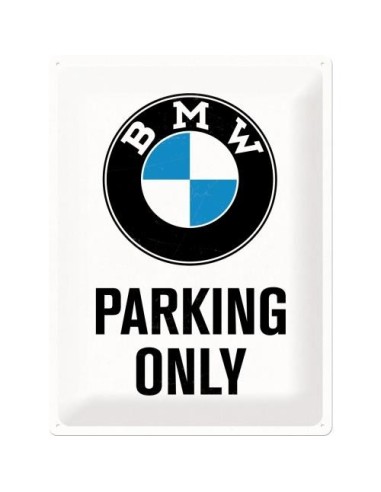 Mały szyld BMW Parking only - NOSTALGIC ART