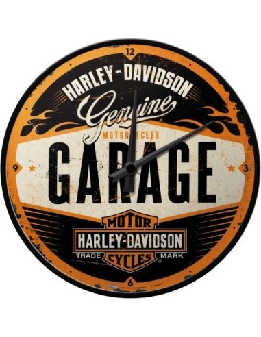 Zegar ścienny Harley-Davidson Garage
