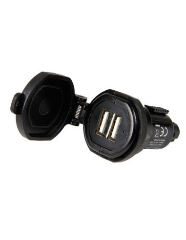 LAMPA Din-Tech 2 ładowarka 2 porty USB szybkie ładowanie - 2700 mA - 12/32