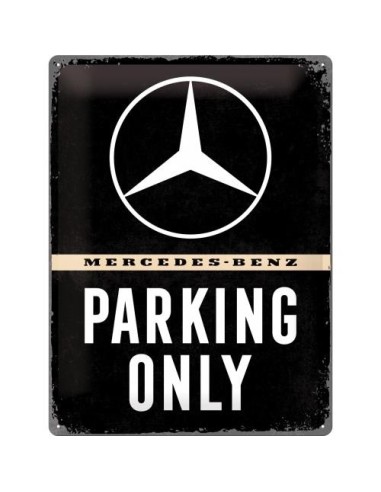 Plakat metalowy 30x40 Mercedes Benz Parking Only