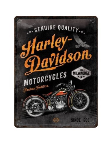 Plakat metalowy 30x40 Harley-Davidson Timeless Tradition
