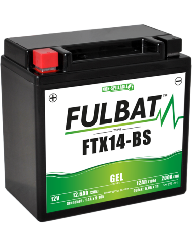 Akumulator żelowy FULBAT FTX14-BS YTX14-BS
