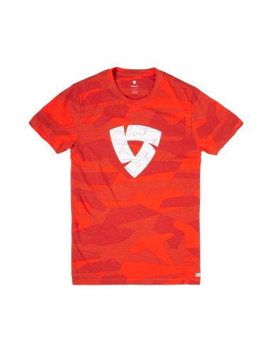 T-shirt REV'IT! Chester Camo Red