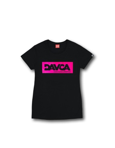 T-shirt Damski Davca Różowy Logo