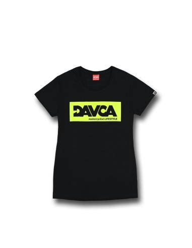 T-shirt damski Davca Fluo Logo