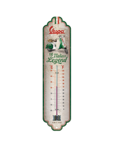 VESPA GARAGE TIN THERMOMETER