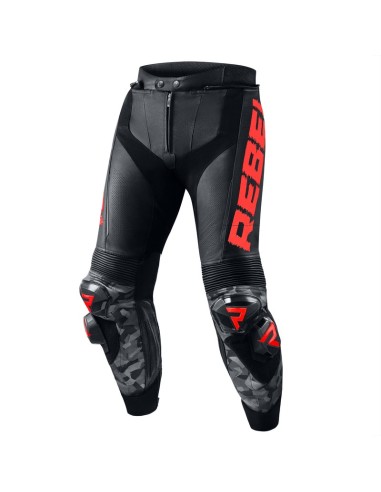 Spodnie Rebelhorn Rebel Black/Flo Red