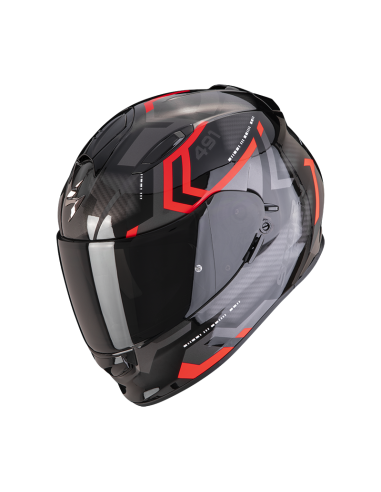 Kask Scorpion Exo-491 Spin Black-Red