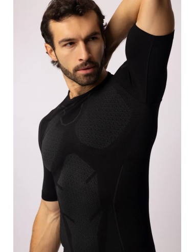 Koszulka termoaktywna Spaio Adrenaline z krótkim rękawem Black/Grey