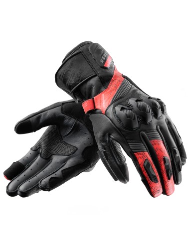 Rękawice Rebelhorn Viper Black/Grey/Fluo Red