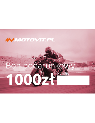 Bon podarunkowy 1000zł MOTOVIT.PL