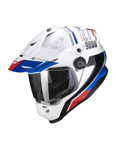 Kask Scorpion ADF-9000 Air Desert White Blue Red