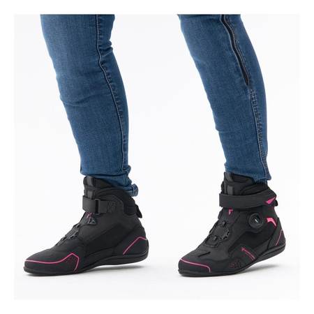 Buty motocyklowe Rebelhorn Spark II Lady Black/Pink