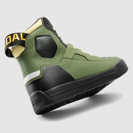 Buty motocyklowe Rebelhorn Vandal II Olive Green/Black/Orange