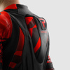 Kurtka motocyklowa Rebelhorn Inferno Black Fluo Red