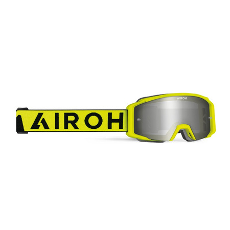 Gogle Airoh Blast XR1 Yellow Matt Szyba Silver Mirrored