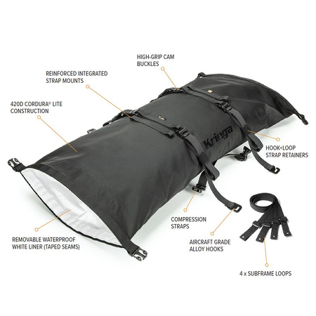Torba Kriega Rollpack 40L Lime
