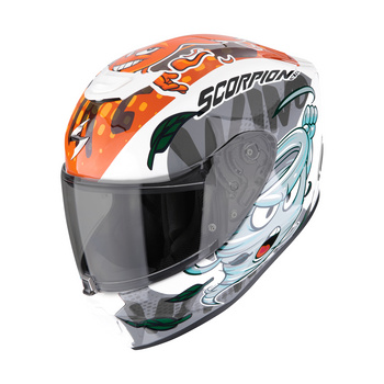 Kask Scorpion Exo-JNR Air The4elements White-Blue-Orange