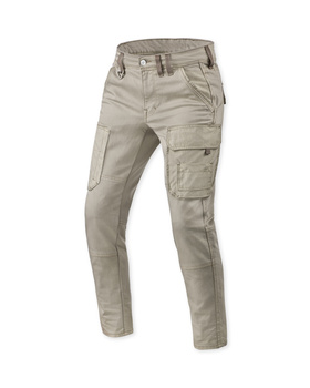 Jeansy motocyklowe Rev'it! Cargo Brant Slim Sand
