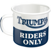 Emaliowany kubek Triumph Riders Only