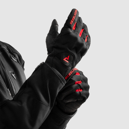 Rękawice Rebelhorn Core Black Red