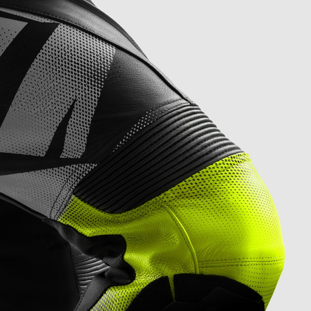 Spodnie motocyklowe Rebelhorn Inferno Black White Fluo Yellow