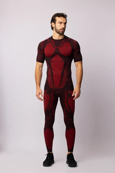 Spodnie termoaktywne Spaio Adrenaline Black/Red