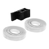 Naklejki na obręcz LAMPA odblaskowe białe