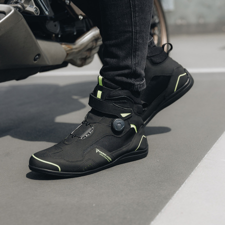Buty motocyklowe Rebelhorn Spark II Black/Fluo Yellow