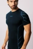 Koszulka termoaktywna Spaio Rapid z krótkim rękawem Black/Blue