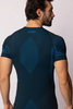Koszulka termoaktywna z krótkim rękawem Spaio Breeze Black/Blue