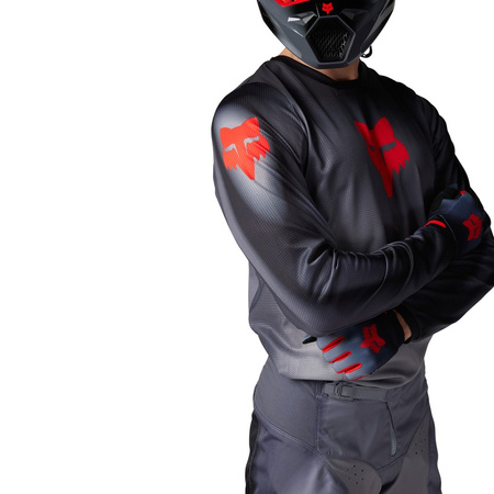 Koszulka Fox 180 Interfere Grey/Red (MX24)