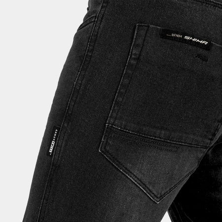 Jeansy motocyklowe Shima Rider Black