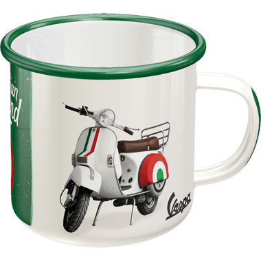 Emaliowany kubek Vespa Italian