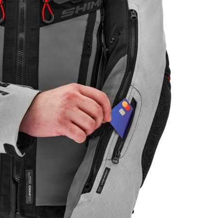 Kurtka motocyklowa Shima Tracker Light Grey