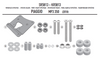 Stelaż kufra centralnego KAPPA Piaggio MP3 350-400-500 Sport / Business (18 - 21)
