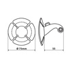 LAMPA Action Sticker baza do mocowania kamer sportowych
