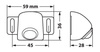 LAMPA wielofunkcyjny reflektor LED 12/30V