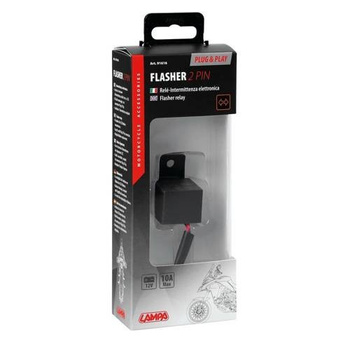LAMPA Przerywacz 2 pinowy elektroniczny typu plug & play 12V/10A