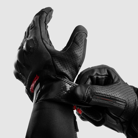 Rękawice Rebelhorn Defender Black Red