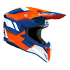 Kask motocyklowy Airoh Wraaap Vision Orange/Blue Gloss