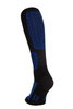 Skarpety długie kompresyjne Spaio Breeze Black/Royal Blue