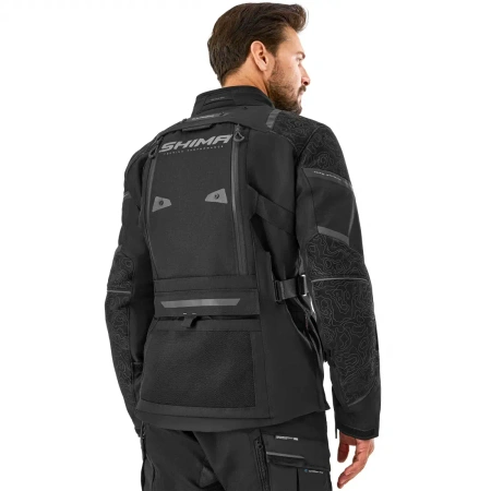Kurtka motocyklowa Shima Tracker Black