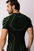 Koszulka termoaktywna Spaio Rapid z krótkim rękawem Black/Green