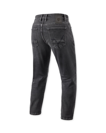 Jeansy motocyklowe Rev'it! Detroit 3 Tapered Dark Black Stone