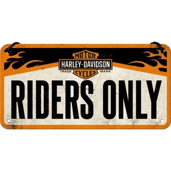 Tabliczka, zawieszka metalowa Harley-Davidson Riders Only