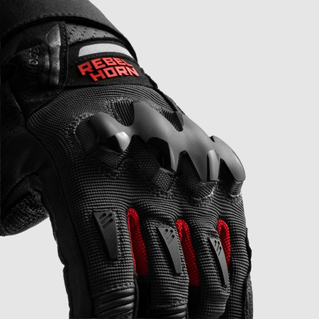 Rękawice Rebelhorn Defender Black Red