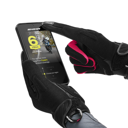 Rękawice motocyklowe Shima Sonic Lady Black/Pink