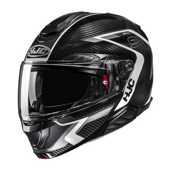 Kask motocyklowy HJC RPHA91 Carbon Lagos Black/White