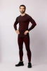 Koszulka termoaktywna z długim rękawem Spaio Breeze Black/Red